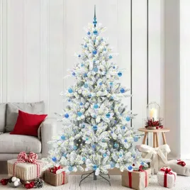 vidaxl-sztuczna-choinka-z-zawiasami-z-300-diodami-led-210-cm-pvc