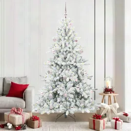 vidaxl-sztuczna-choinka-z-zawiasami-z-300-diodami-led-210-cm-pvc