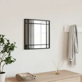 vidaxl-lustro-scienne-czarne-40x40-cm-kwadratowe-zelazo