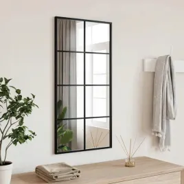 vidaxl-lustro-scienne-czarne-40x80-cm-prostokatne-zelazo