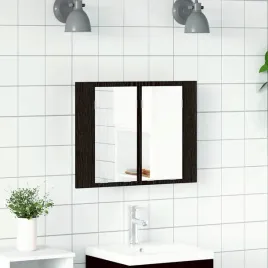 vidaxl-szafka-z-lustrem-do-lazienki-z-polka-czarny-dab-60-x-12-x-45-cm
