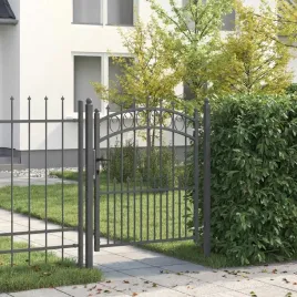 vidaxl-brama-ogrodzeniowa-z-kolcami-emmen-125-x-100-cm-szary