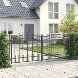 vidaxl-bramka-ogrodzeniowa-z-ostrym-szczytem-kampen-305-x-125-cm-stal