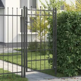 vidaxl-brama-ogrodzeniowa-horst-100-x-175-cm-metal-czarny-zamykane
