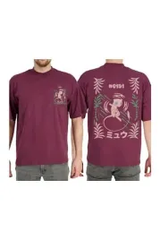 pokemon-t-shirt-bordeaux-mew-size-m