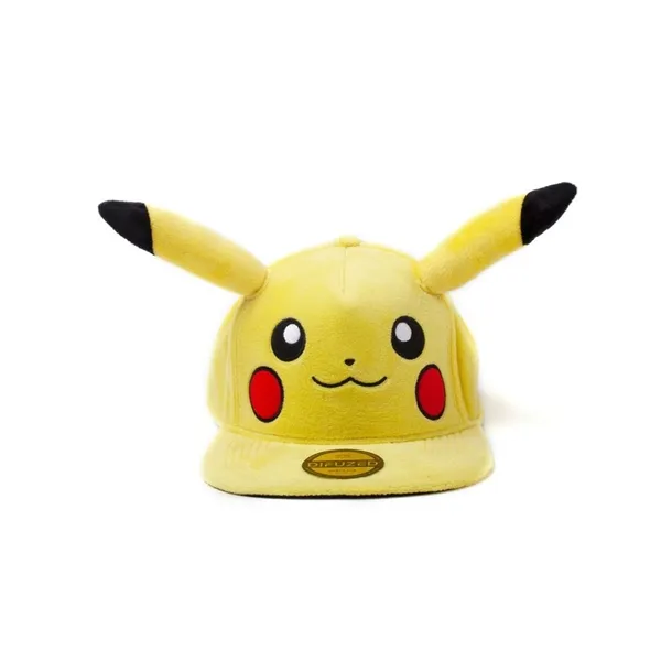pokemon-plush-snapback-cap-embarrassed-pikachu