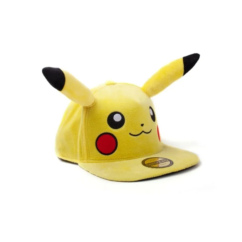 pokemon-plush-snapback-cap-embarrassed-pikachu