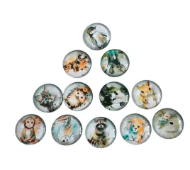 magnesy-na-lodowke-zwierzeta-szklane-dikom-zestaw-12-sztuk-dekoracja-3cm