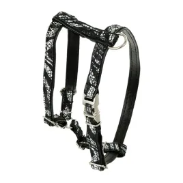barry-king-szelki-dla-psa-equilibre-czarna-zebra-skorzane-nikiel-s-13mm-ob-szyi-25-40cm-ob-klatki-35-50cm