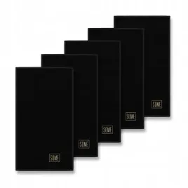 5x-czarny-recznik-kapielowy-some-800g-30x50-100percent-bawelna-spa-chlonny-do-rak