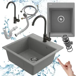zlewozmywak-granitowy-deante-corio-szary-bateria-syfon-space-saver