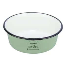 trixie-miska-dla-psa-kota-zielona-stal-nierdzewna-emaliowana-03l-12cm