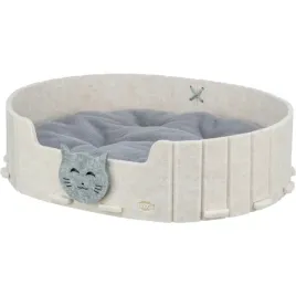 trixie-emelie-legowisko-dla-kota-owalne-piaskowy-szary-filc-5042-cm