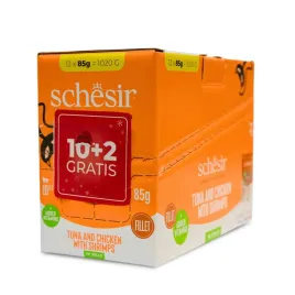 schesir-candb-kot-pouch-tunczyk-z-kurczakiem-i-krewetkami-filety-galaretka-85g-12szt-display