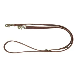 trixie-smycz-regulowana-z-grubej-skory-rustic-l-xl-2m-25mm-ciemnobrazowa