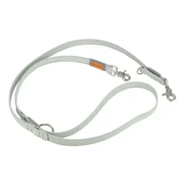 trixie-be-nordic-smycz-regulowana-jasnoszara-skorzana-ml-2-m-20-mm