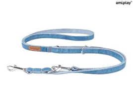 amiplay-smycz-regulowana-6-in-1-denim-xl-100-200-x-25cm-niebieski