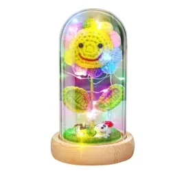 wieczny-prezent-kwiat-slonecznik-dekoracja-led-w-szkle-19-cm