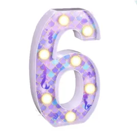 lampka-led-syrenka-z-cyfra-6-fioletowa-dekoracja-urodzinowa-impreza
