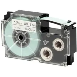 tasma-do-drukarki-etykiet-biala-casio-xr-12we1