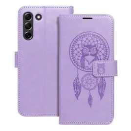 kabura-mezzo-book-do-samsung-s21-fe-lapacz-snow-fioletowy