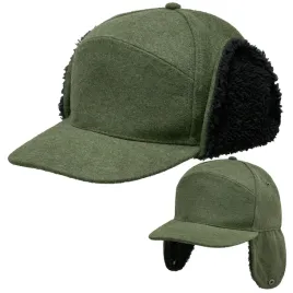 czapka-zimowa-meska-z-daszkiem-nausznikami-uszatka-brandit-lumberjack-olive