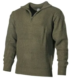 bluza-meska-sweter-mfh-pullover-troyer-z-zamkiem-gruby-i-cieply-olive-xxl