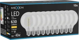 mexen-vintis-10x-zarowka-filament-spirala-led-e27-g95-6w-2700k-630-lm-clear
