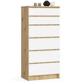 komoda-z-szufladami-60-cm-do-salonu-sypialni-6-szuflad-dab-artisan-biala