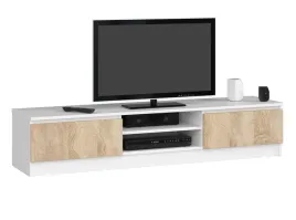 szafka-rtv-160-cm-komoda-pod-telewizor-tv-do-salonu-biala-dab-sonoma