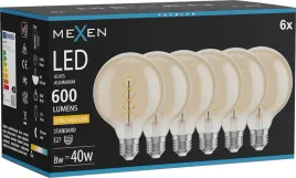 mexen-vintis-6x-zarowka-filament-spirala-led-e27-g95-8w-2200k-600-lm-amber