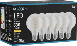 mexen-vintis-6x-zarowka-filament-spirala-led-e27-g80-6w-2700k-630-lm-clear