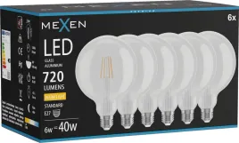 mexen-vintis-6x-zarowka-filament-led-e27-g125-6w-ciepla-2700k-720-lm-clear