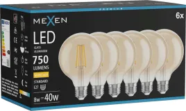 mexen-vintis-6x-zarowka-filament-led-e27-g95-8w-ciepla-2700k-750-lm-amber