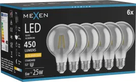 mexen-vintis-6x-zarowka-filament-led-e27-g80-6w-ciepla-2200k-450-lm-smoke