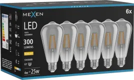 mexen-vintis-6x-zarowka-filament-led-e27-st64-4w-ciepla-2700k-300-lm-smoke