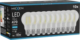 mexen-vintis-10x-zarowka-filament-led-e27-a60-4w-zimna-6500k-470-lm-clear