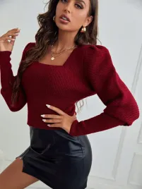 fc46101-shein-czerwony-sweterek-bufiaste-rekawy-31-m