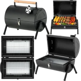 lund-grill-weglowy-z-pokrywa-przenosny-turystyczny-2x-ruszty-34x21cm