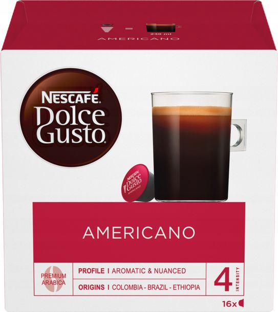 Kapsułki Dolce Gusto Nescafe Americano 16 szt kawa