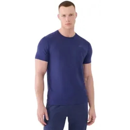koszulka-meska-4f-fnk-m1343-ciemny-granat-4fwss25tftsm1343-30s-xl-xl
