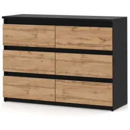 komoda-z-6-szufladami-100-cm-czarna-dab-wotan-pojemna-szafka-rtv-loft-salon