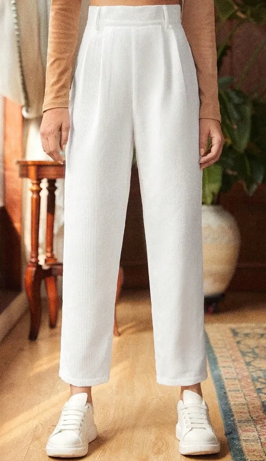 shein-spodnie-damskie-biale-proste-basic-38-viw-stan-nowy