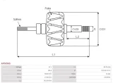 wirnik-alternatora-ar5056s-ast-stan-nowy
