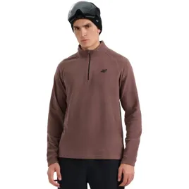 bluza-polarowa-meska-4f-m065-ciemny-braz-4fwaw25uflem065-80s-xl