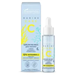 bielenda-c-marine-care-serum-glow-booster-na-noc-witamina-c-spirulina-30-ml