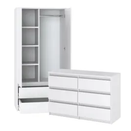 szafa-biala-90-cm-i-komoda-z-6-szufladami-garderoba-modulowa-do-przedpokoju