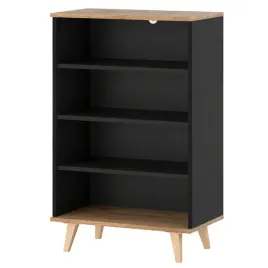 regal-na-ksiazki-otwarty-60-cm-loft-czarny-wotan-slupek-polki-salon-pokoj