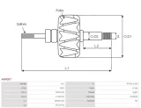 wirnik-alternatora-ar4007-ast-stan-nowy