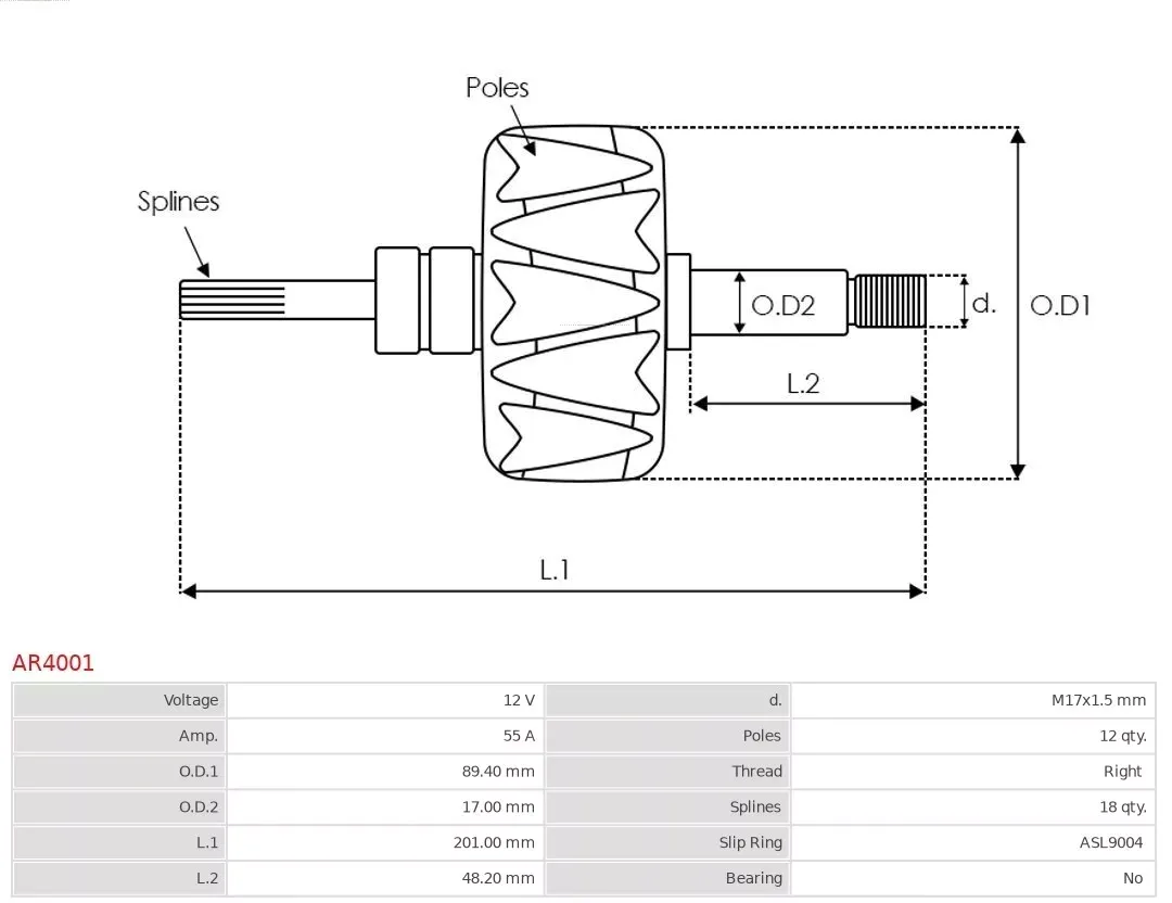 wirnik-alternatora-ar4001-ast